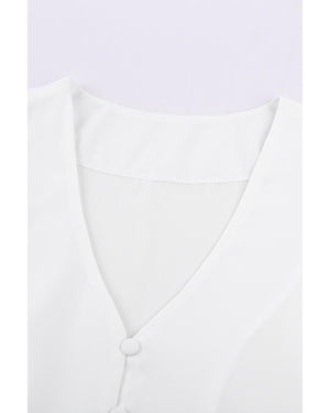 Azura Exchange Button Down Tie Top - XL