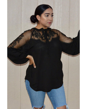 Azura Exchange Lace Blouse - L