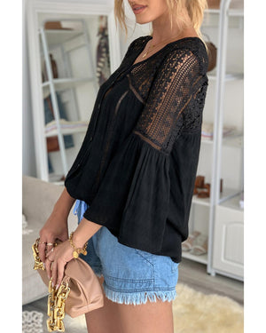 Azura Exchange Lace Blouse - XL