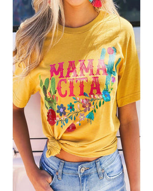 Azura Exchange Mamacita with Cactus Tee - M