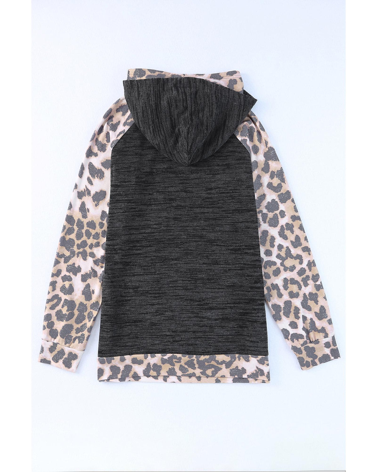 Azura Exchange Leopard Contrast Hoodie - S