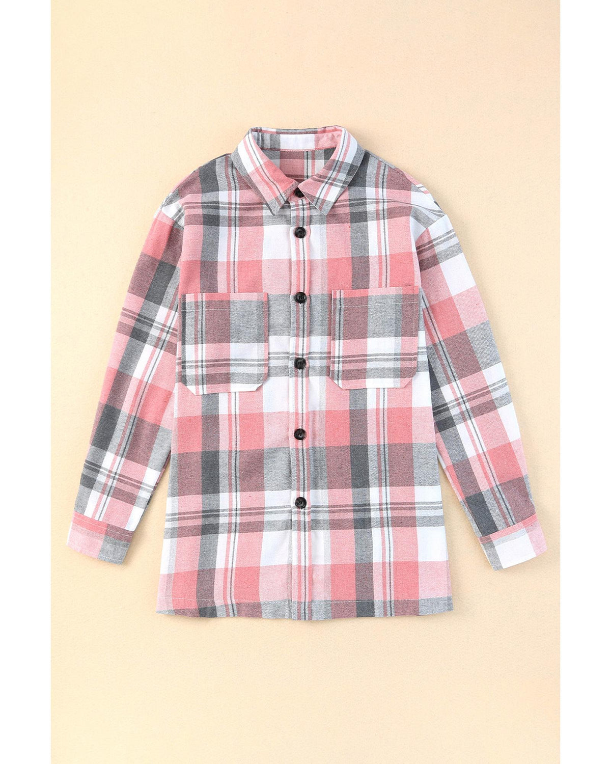 Azura Exchange Button Up Plaid Shirt - XL