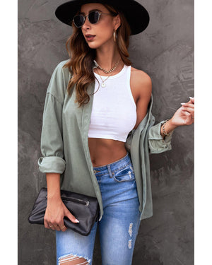 Azura Exchange Button Pocket Shirt - M