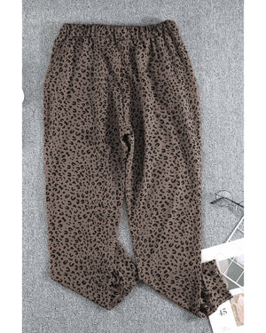 Azura Exchange Leopard Print Joggers - S