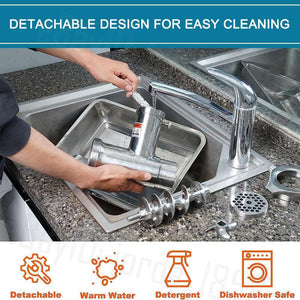 1.63HP Commercial Meat Mincer | Electric Grinder & Sausage Maker Filler, 1200W