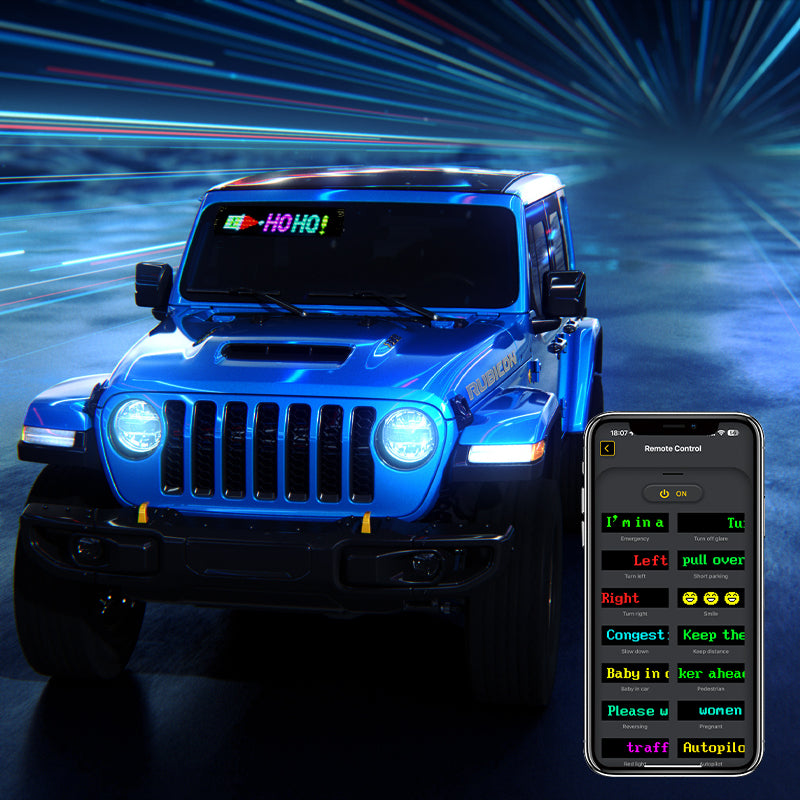 LED Matrix Panel | Programmable | Flexible Screen | IP65 | 70×173mm | APP Control