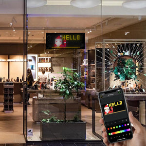 LED Matrix Panel | Programmable | Flexible Screen | IP65 | 70×173mm | APP Control