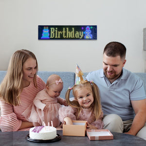 LED Matrix Panel | Programmable | Flexible Screen | IP65 | 120×595mm | APP Control