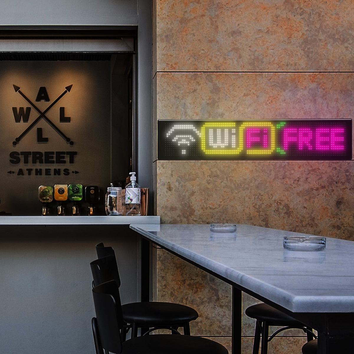 LED Matrix Panel | Programmable | Flexible Screen | IP65 | 192×898mm | APP Control