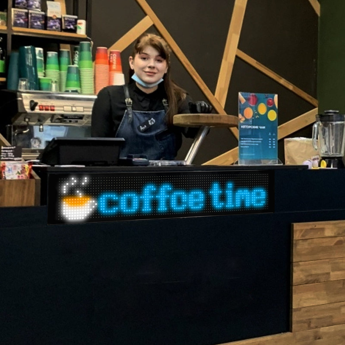 LED Matrix Panel | Programmable | Flexible Screen | IP65 | 192×898mm | APP Control