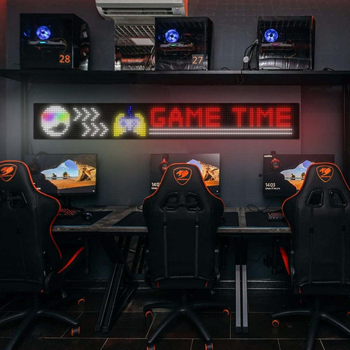 LED Matrix Panel | Programmable | Flexible Screen | IP65 | 192×1330mm | APP Control