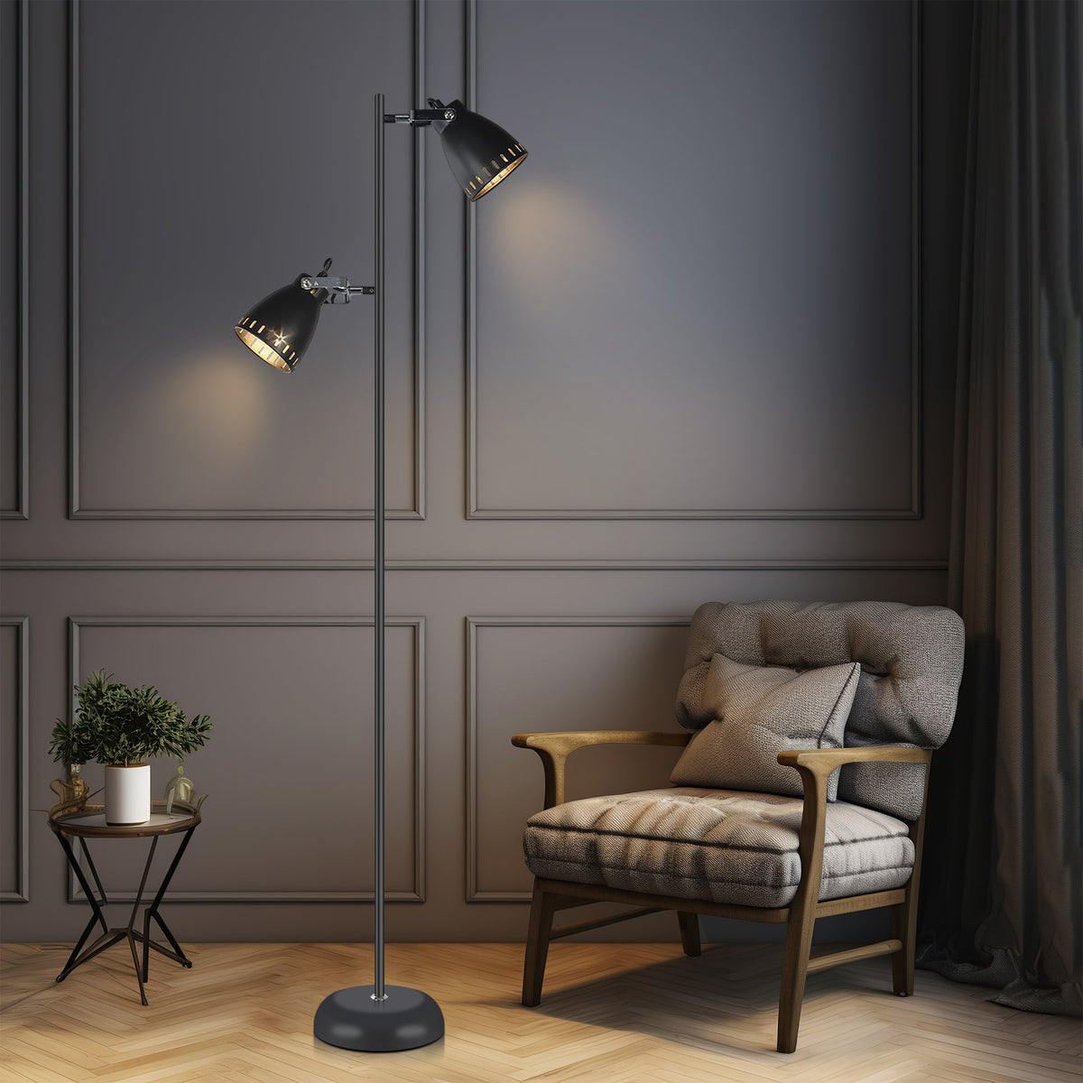 Audrey Floor Lamp - Black | Modern and Sleek Lighting