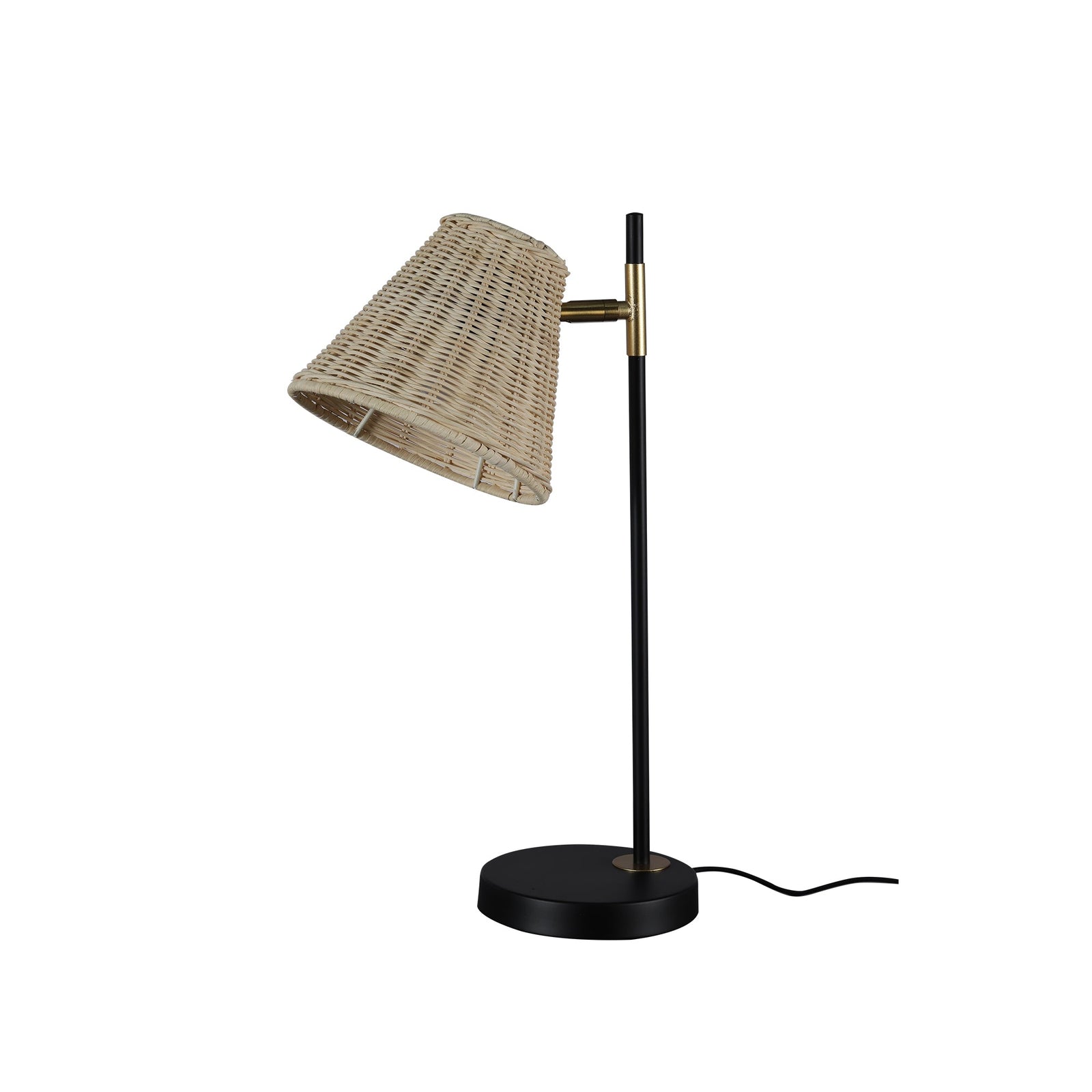 Yvette Rattan Table Lamp | Boho Chic, Natural Rattan Design