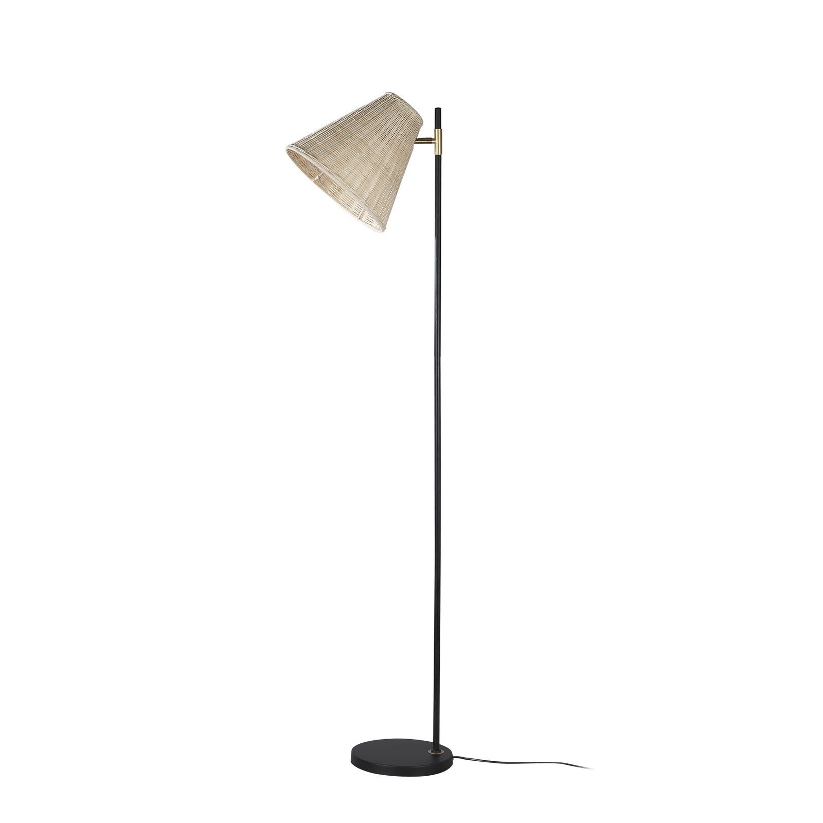 Yvette Rattan Floor Lamp | Boho Chic, Natural Rattan Design