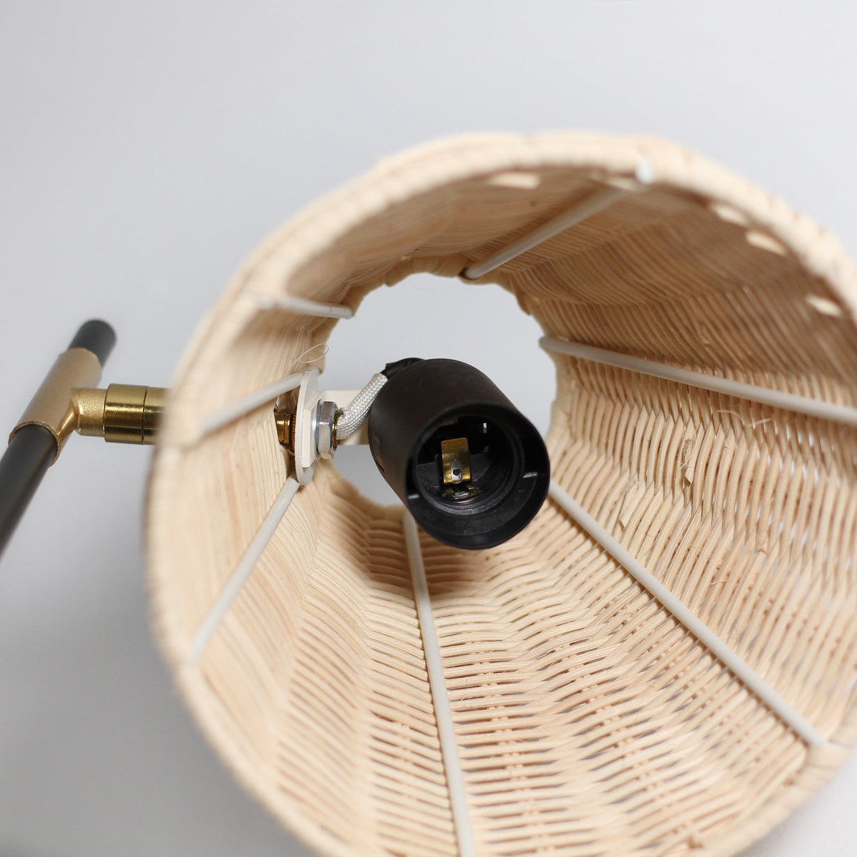 Yvette Rattan Floor Lamp | Boho Chic, Natural Rattan Design