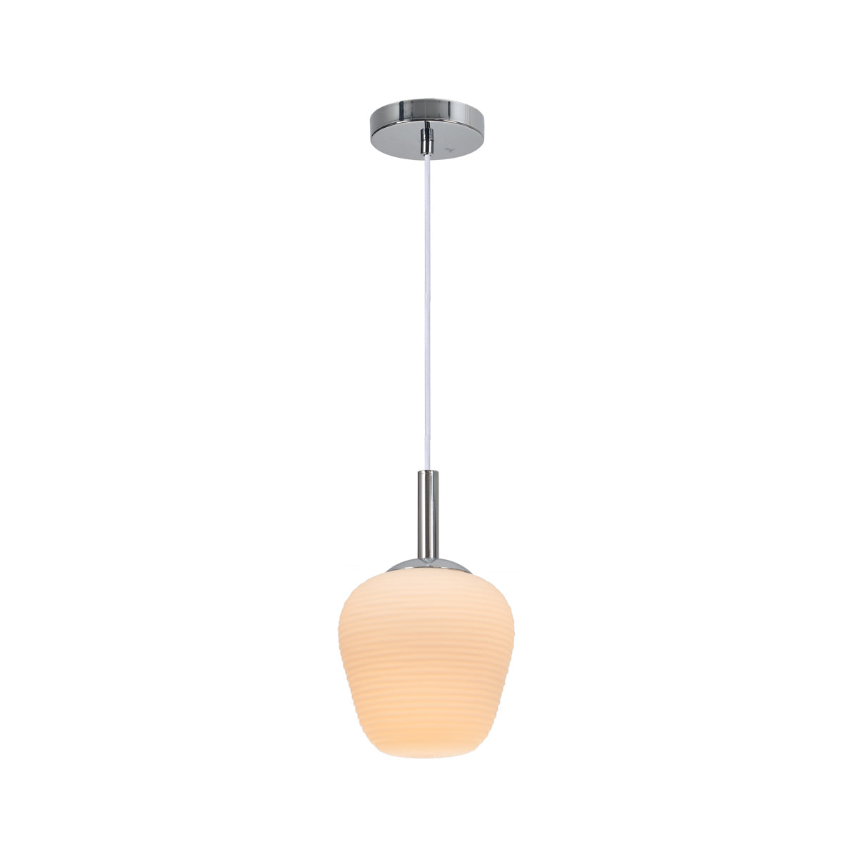 Annika Glass Pendant Light | Clear Glass Shade, Modern Design