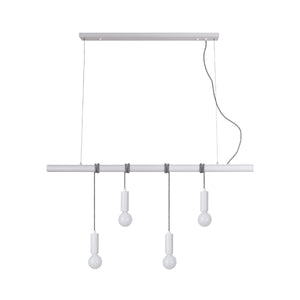 Bikkel 4 Lights Pendant Light - White | Stylish Multi-Light Fixture