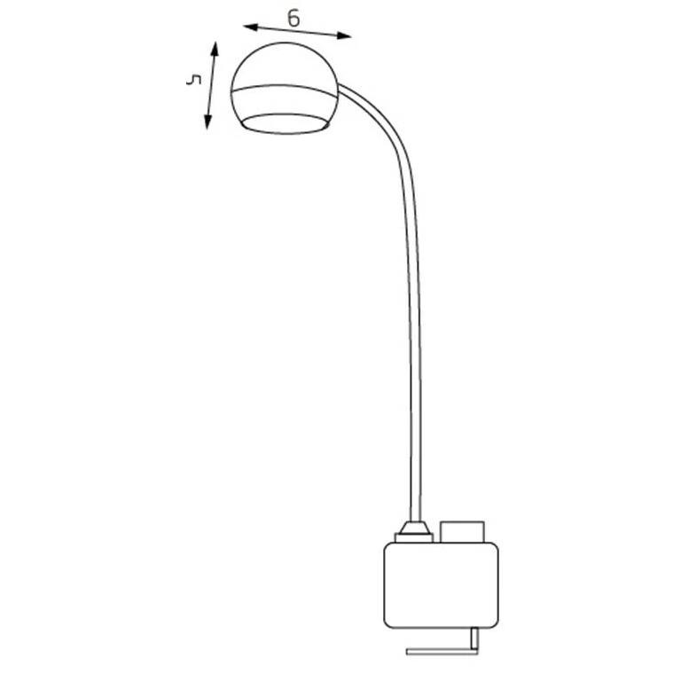 Inbuilt LED Multi-Functional Desk Lamp | Adjustable Brightness, Compact Design