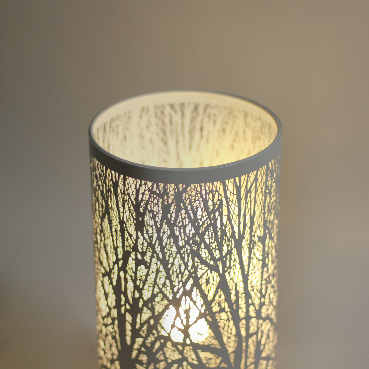 White Forest Table Lamp | Elegant, Nature-Inspired Design