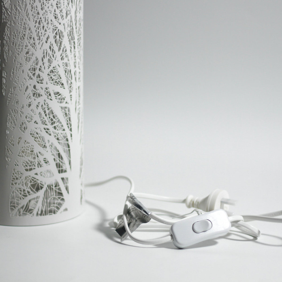 White Forest Table Lamp | Elegant, Nature-Inspired Design