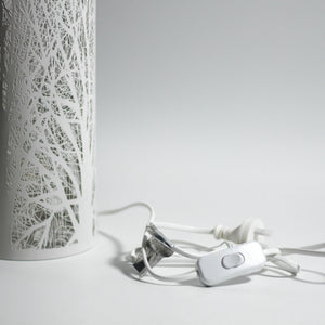 White Forest Table Lamp | Elegant, Nature-Inspired Design