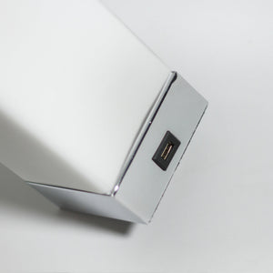 Jessica Rectangle Touch Lamp with USB Port | Touch-Activated Lighting