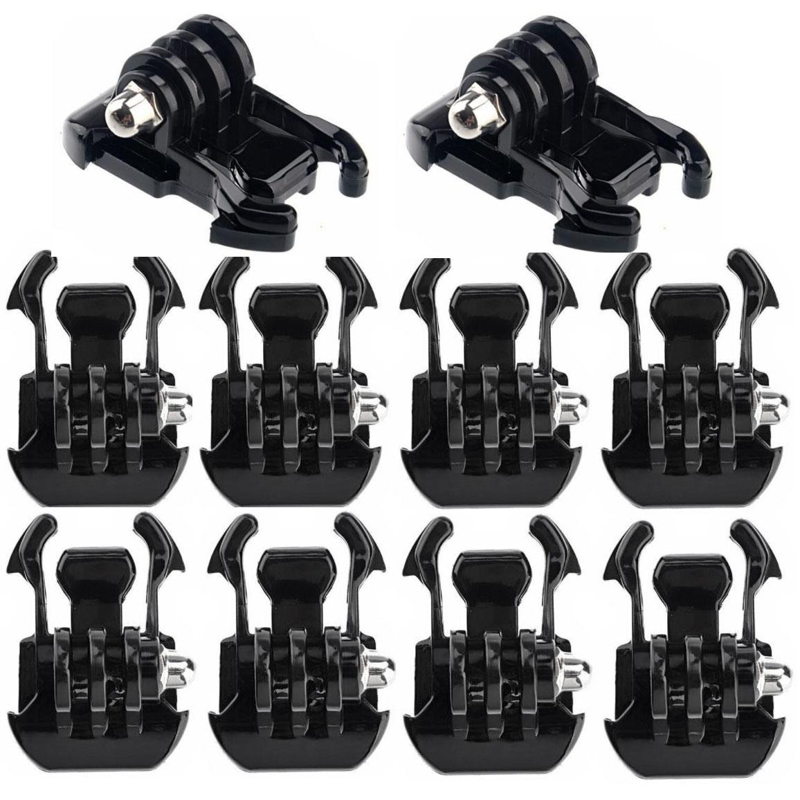 10-Piece Strap Mount Set | For GoPro | Insta360 | DJI Action Cameras