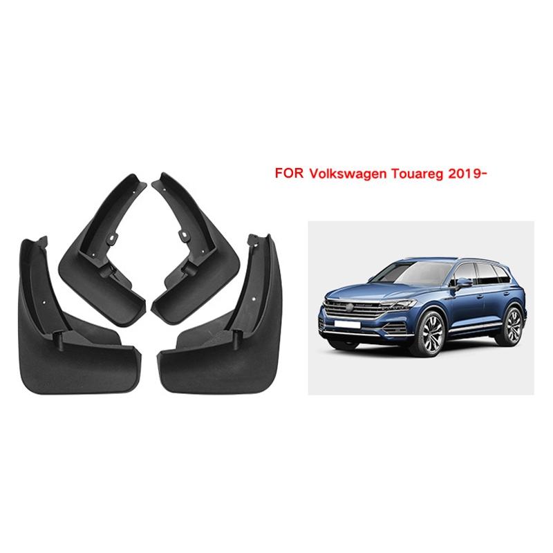 For Volkswagen Touareg 2019 | 4 Pcs / Set Car Auto Soft Plastic Splash Flaps Fender Guard