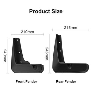 For Lexus ES 2013-2017 | 4 Pcs / Set Car Auto Soft Plastic Splash Flaps Fender Guard