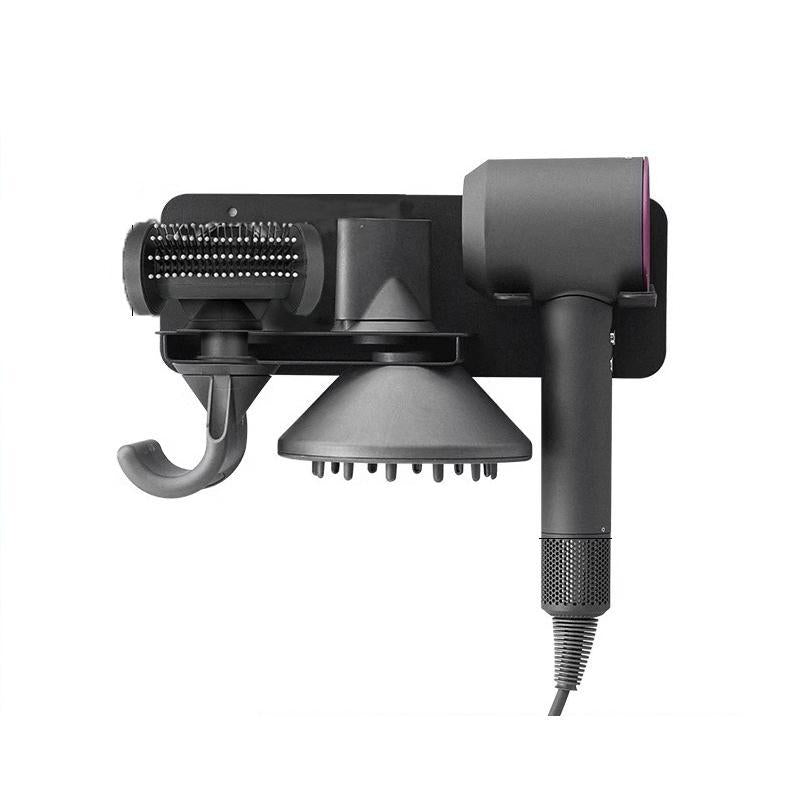 Wall-Mounted Hair Dryer Holder for Bathroom Storage | Upgraded Model