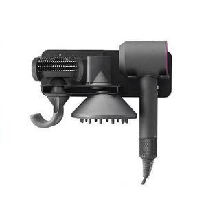 Wall-Mounted Hair Dryer Holder for Bathroom Storage | Upgraded Model