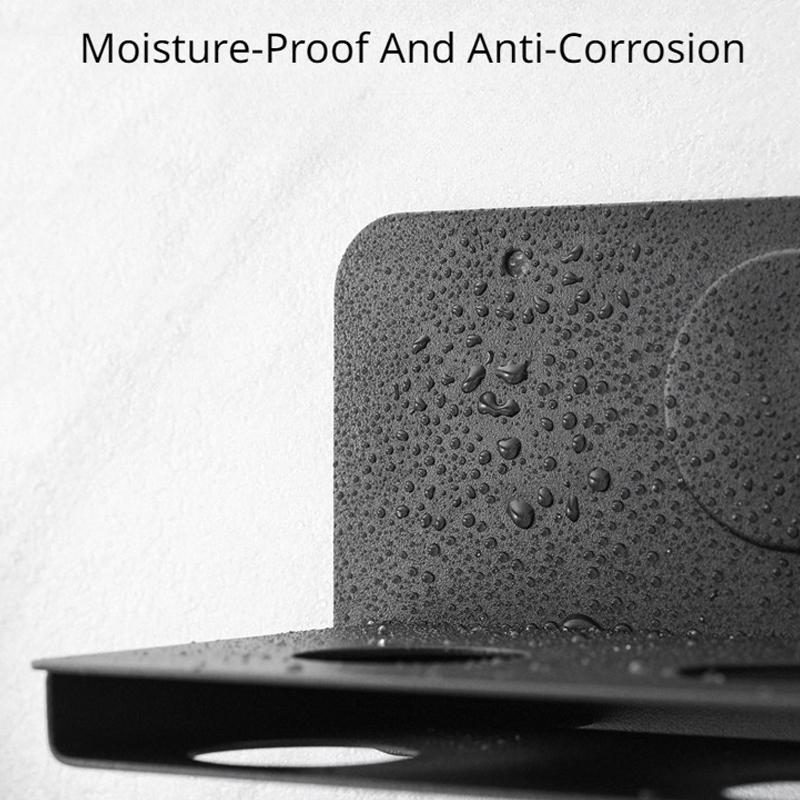 Wall-Mounted Hair Dryer Holder for Bathroom Storage | Upgraded Model