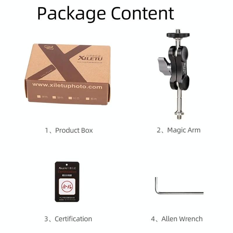 Versatile Dual Ballhead Magic Arm | Camera | Monitor Mounting | TM - 2