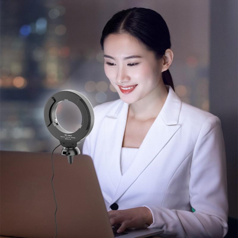48 LEDs Laptop Camera Beauty Ring Light | Clip Set | 4 - Inch