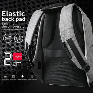 15-inch Multifunction USB Charging Laptop Backpack for Men
