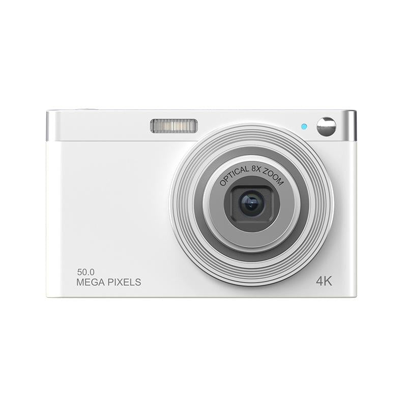 4K 8X Optical Zoom Telescopic Lens Digital Camera | White | 2.88 Inch