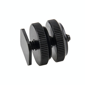 Aluminum Alloy Hot Shoe Adapter | For DSLR & GoPro Cameras