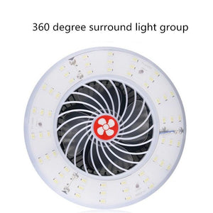 Multi - Function Rechargeable Fan Light for Camping & Live Broadcast