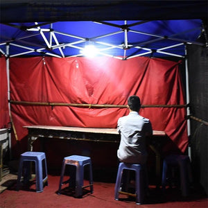 Multi - Function Rechargeable Fan Light for Camping & Live Broadcast