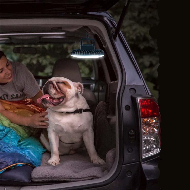 Multi - Function Rechargeable Fan Light for Camping & Live Broadcast