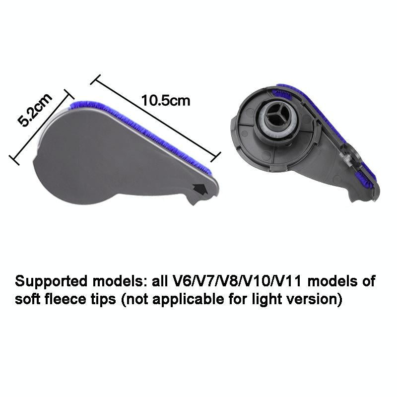 Soft Velvet Suction Head Side Cover | For Dyson Vacuum Cleaners