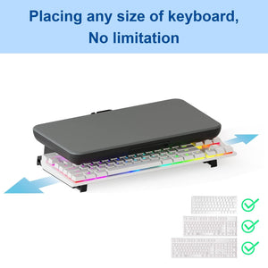 Adjustable Laptop Stand with Storage Drawer | Height Riser | Basic