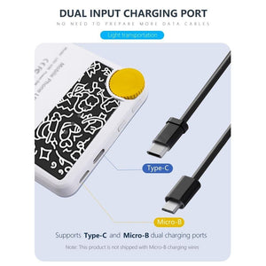 Rechargeable Clip Fill Light | 60 LEDs | 3 Light Modes | Front & Back Clip | A Type Blue - A Type Blue