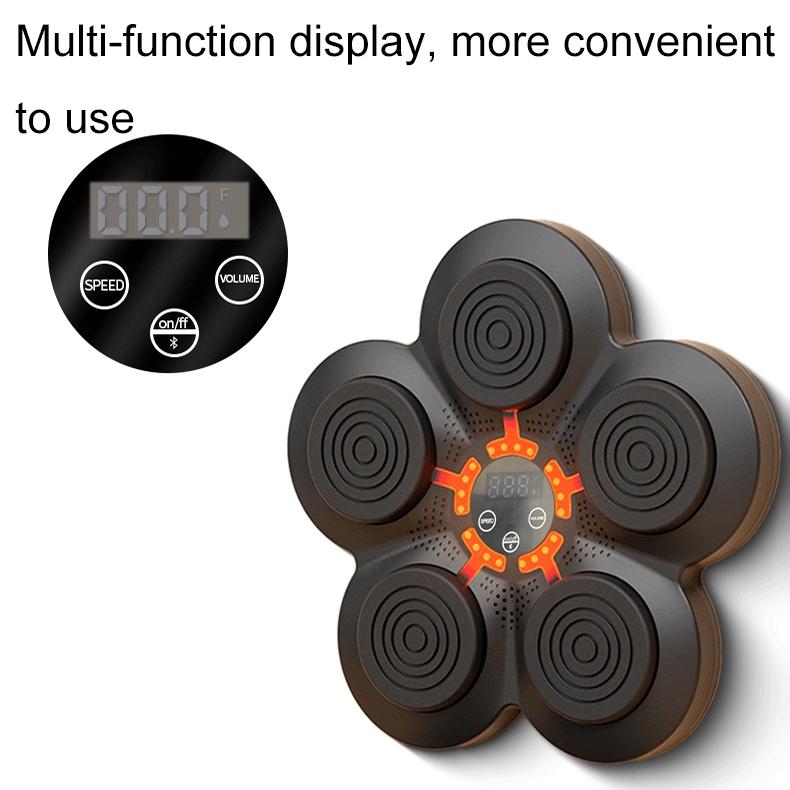 Bluetooth Music Boxing Machine | Wall Mount & Adult Gloves | Without Gloves