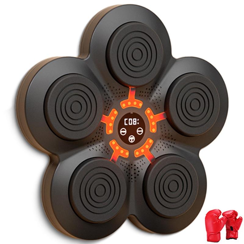 Bluetooth Music Boxing Machine | Wall Mount & Adult Gloves | Without Gloves