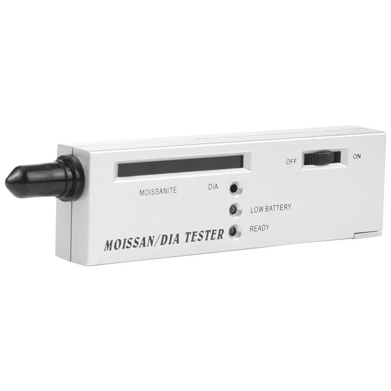 Portable Moissanite & Diamond Tester | Silver | 9V Battery-Powered