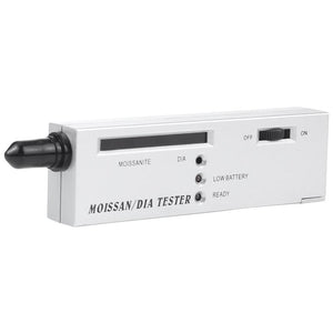 Portable Moissanite & Diamond Tester | Silver | 9V Battery-Powered