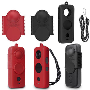 Silicone Protective Case | Insta360 One X2 | Red Lens Screen