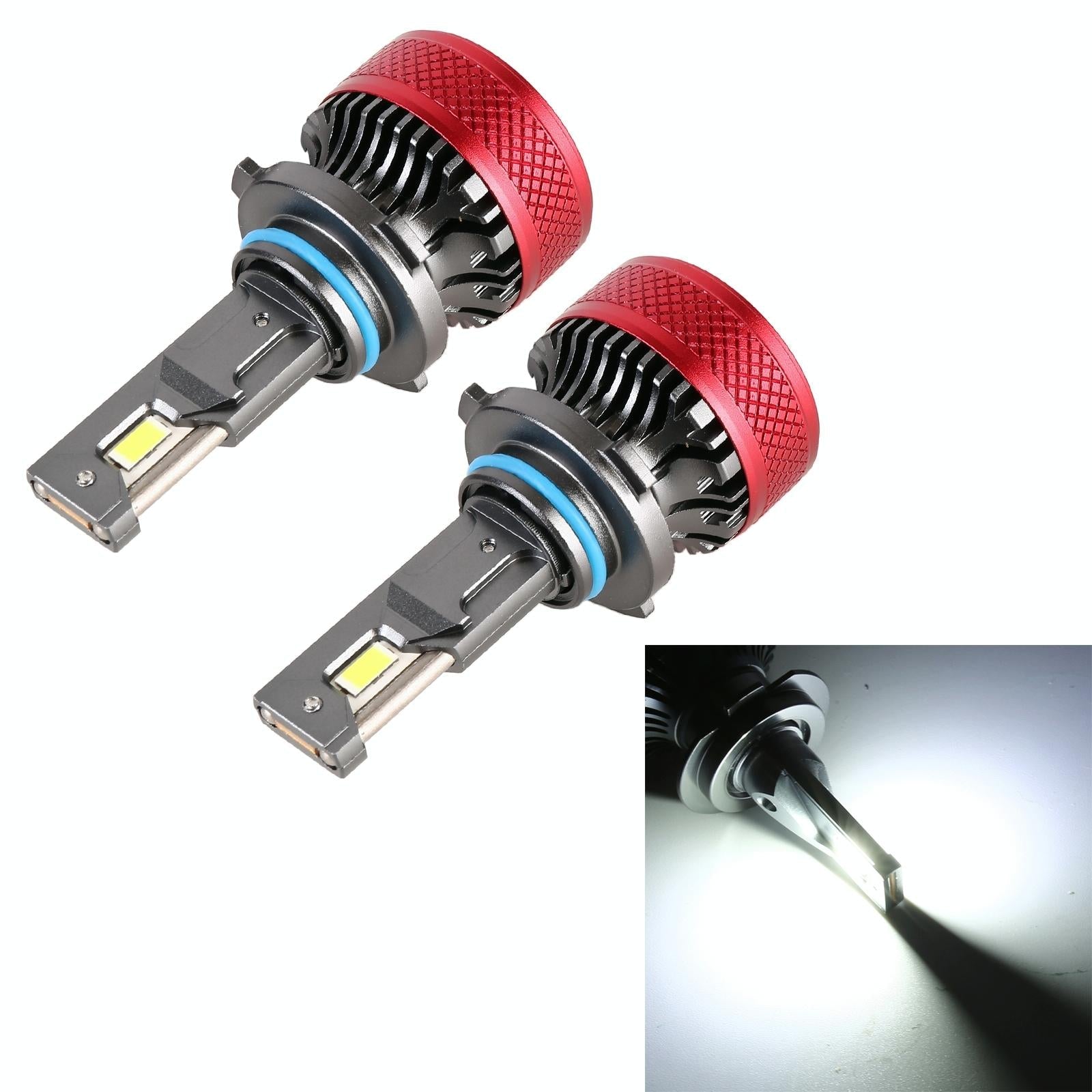1 Pair 9006 LED Car Headlights | DC 12V | 65W | 6000K | 6500Lm
