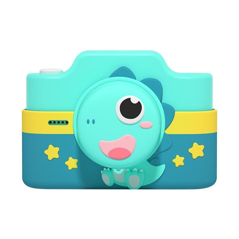 Mini Children's Cartoon Dual-Lens Digital Camera Toy | Dinosaur Design